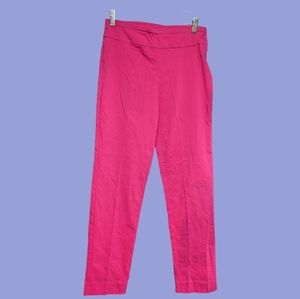 Krazy Larry Pink Skinny Pants Sz 6